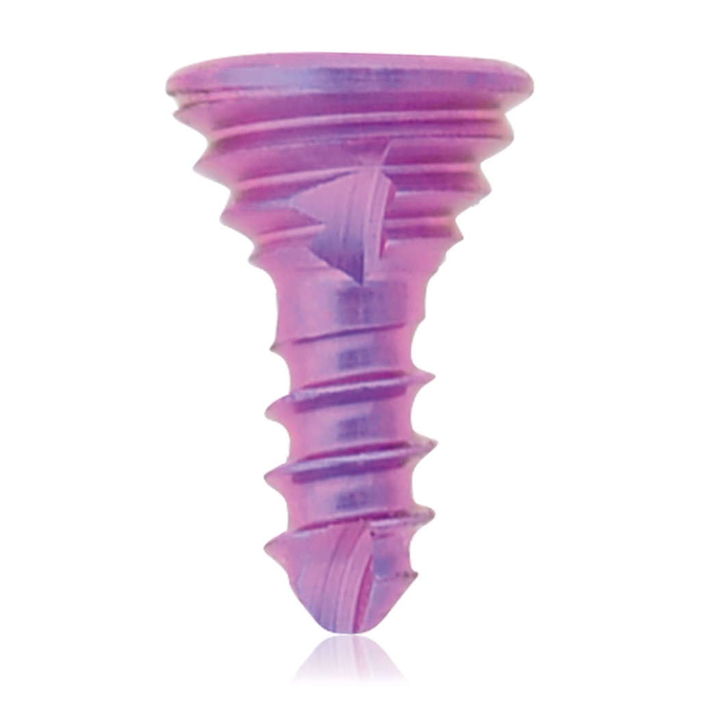 Titanium låseskrue Ø 1,2 mm.